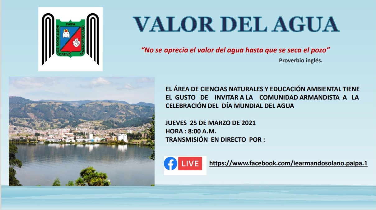 Valor del agua